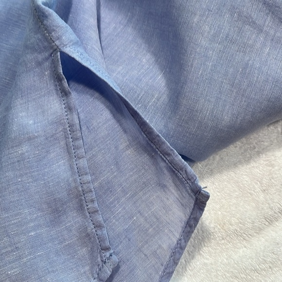 Sigrid Olsen Large blue tunic top. - Picture 7 of 7